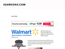 Tablet Screenshot of joamsons.com